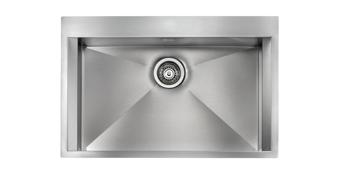 Lavello FOCUS MIX 3"  1 vasca ACCIAIO INOX INCASSO SLIM 77X50 prof. 19 015223.X2.01.2033