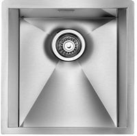 Lavello FOCUS 3" 1 vasca ACCIAIO INOX INCASSO SOTTOTOP 45X45 prof. 19 015211.X0.01.2018