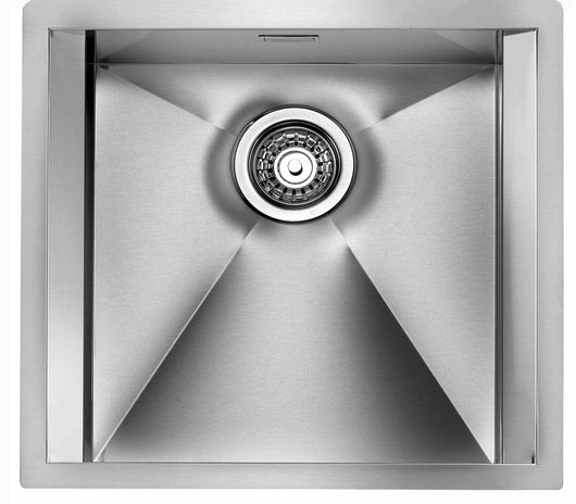 Lavello FOCUS 3" 1 vasca ACCIAIO INOX INCASSO SOTTOTOP  50X45 prof. 19 015216.X0.01.2018