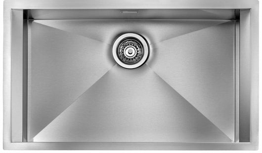 Lavello FOCUS 3" 1 vasca ACCIAIO INOX INCASSO SOTTOTOP  77X45 prof. 19 015213.X0.01.2018