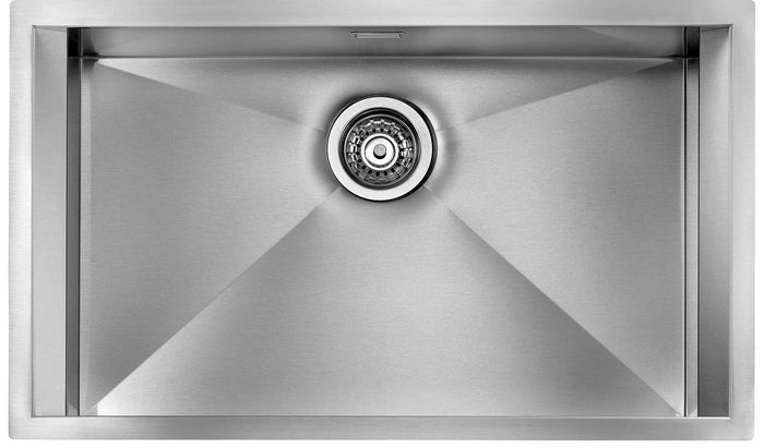 Lavello FOCUS 3" 1 vasca ACCIAIO INOX INCASSO SOTTOTOP  77X45 prof. 19 015213.X0.01.2018