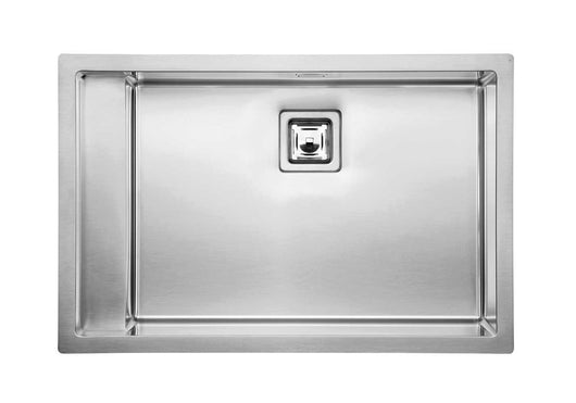 Lavello CALYPSO F3" 1 vasca destra ACCIAIO INOX incasso SOTTOTOP 78X51 prof. 19 015612.D2.01.2063