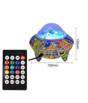 Proiettore Luci Effetti Led Rgb Cielo Stellato Cassa Bluetooth 10w         