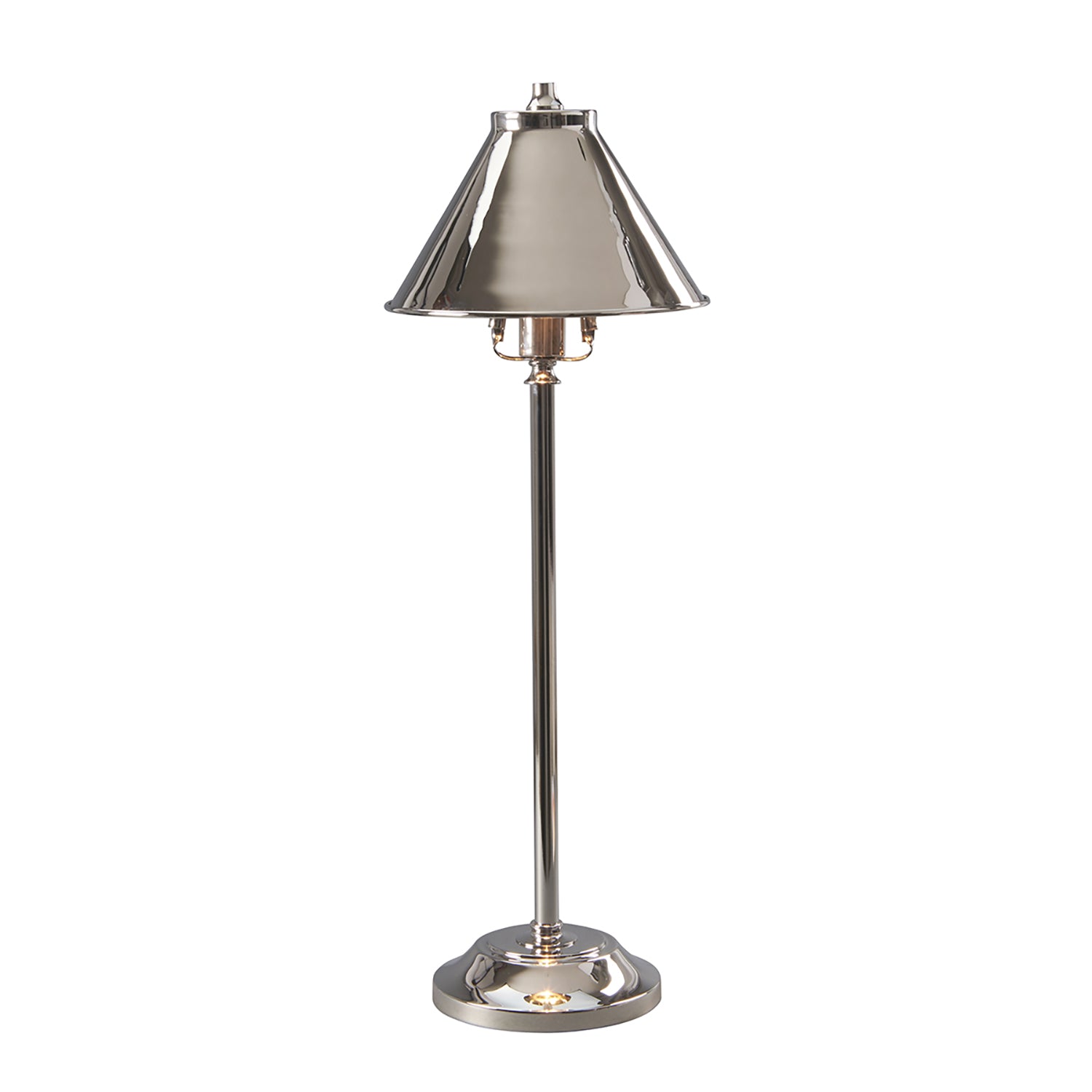 Lampada Scrivania Industrial Nordico Provence Acciaio Nichel Lucido 1 Luce E14