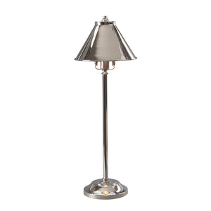 Lampada Scrivania Industrial Nordico Provence Acciaio Nichel Lucido 1 Luce E14