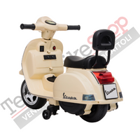 Moto Scooter Elettrico per Bambini Piaggio Mini Vespa PX Small  6V-Avorio