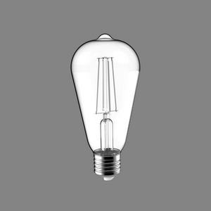 Lampadina Led Filament White ST64 9W 1055lm 2700K dim