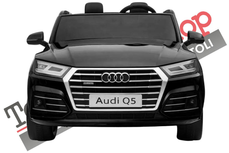 Auto Elettrica per Bambini AUDI Q5 New Model S Line 12V 2 Posti Monitor 4 Pollici colore Nero