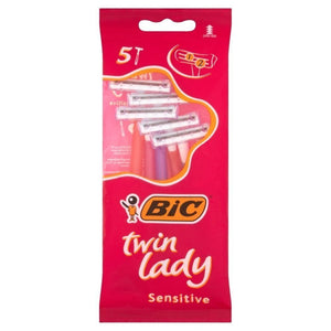 Bic rasoio twin lady sensitive confezione da 5 rasoi