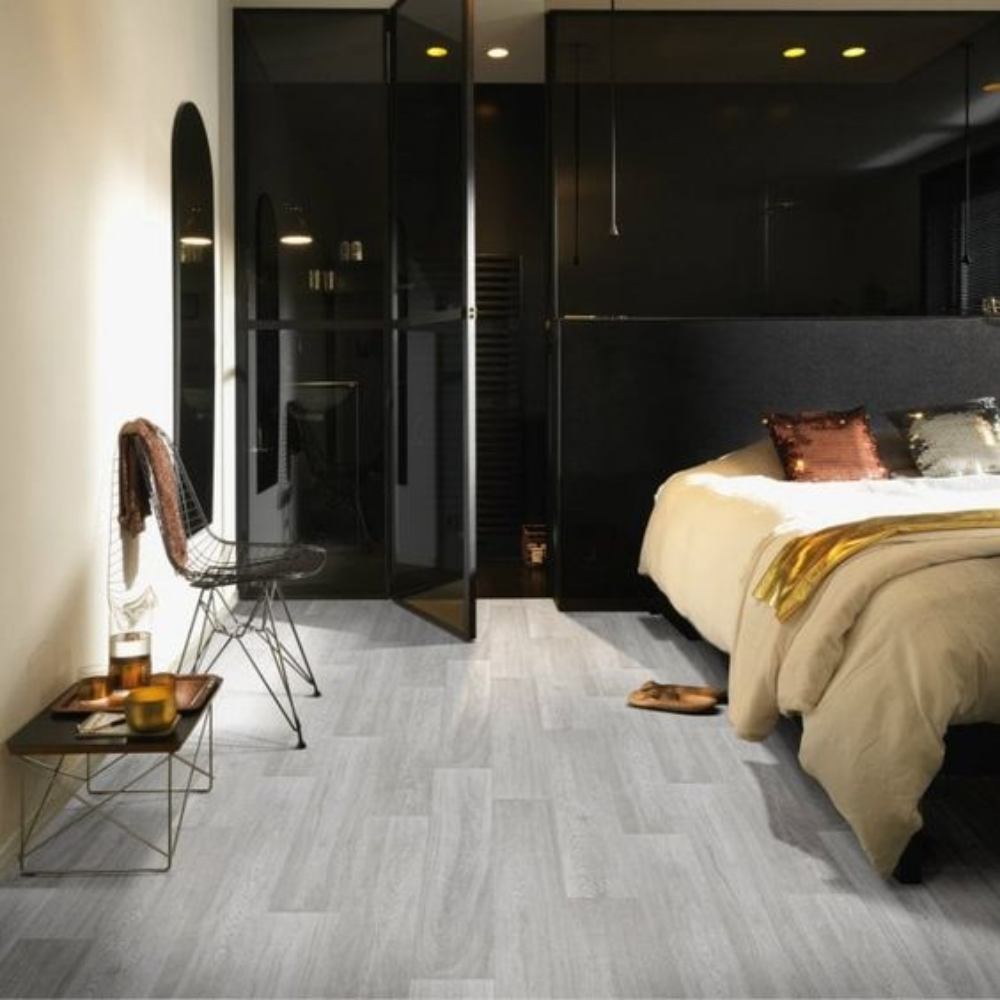 Pavimento lvt ac5 incastro 5 mm quercia bianca 9 confezioni copertura 20 mq