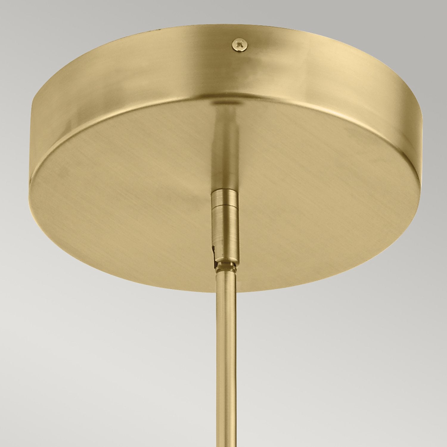 Lampadario Industrial Nordico Calters Alluminio Oro Champagne Led 49W 3000K