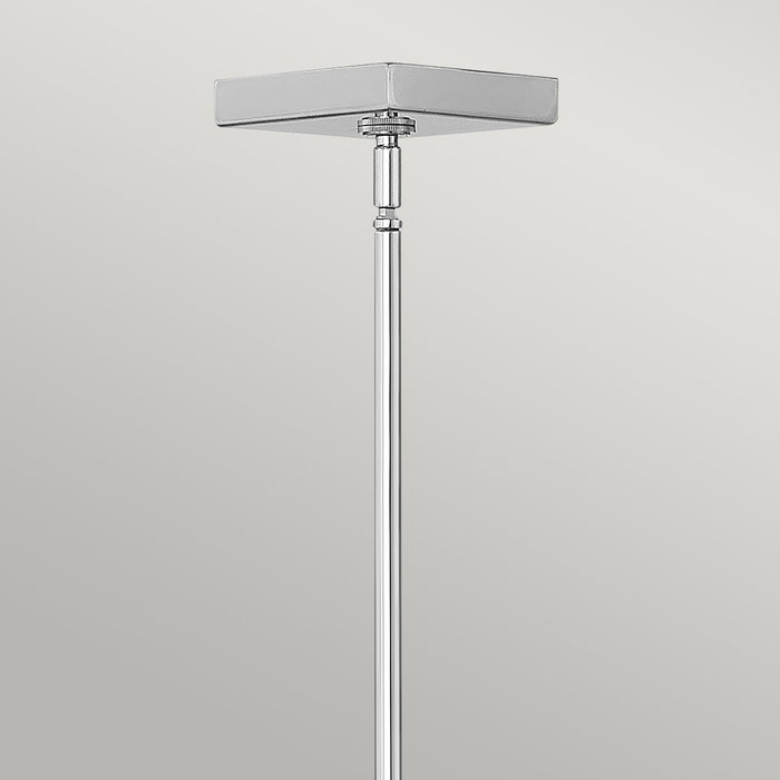 Lampadario Contemporaneo Ensemble Acciaio Nichel Lucido 5 Luci E27