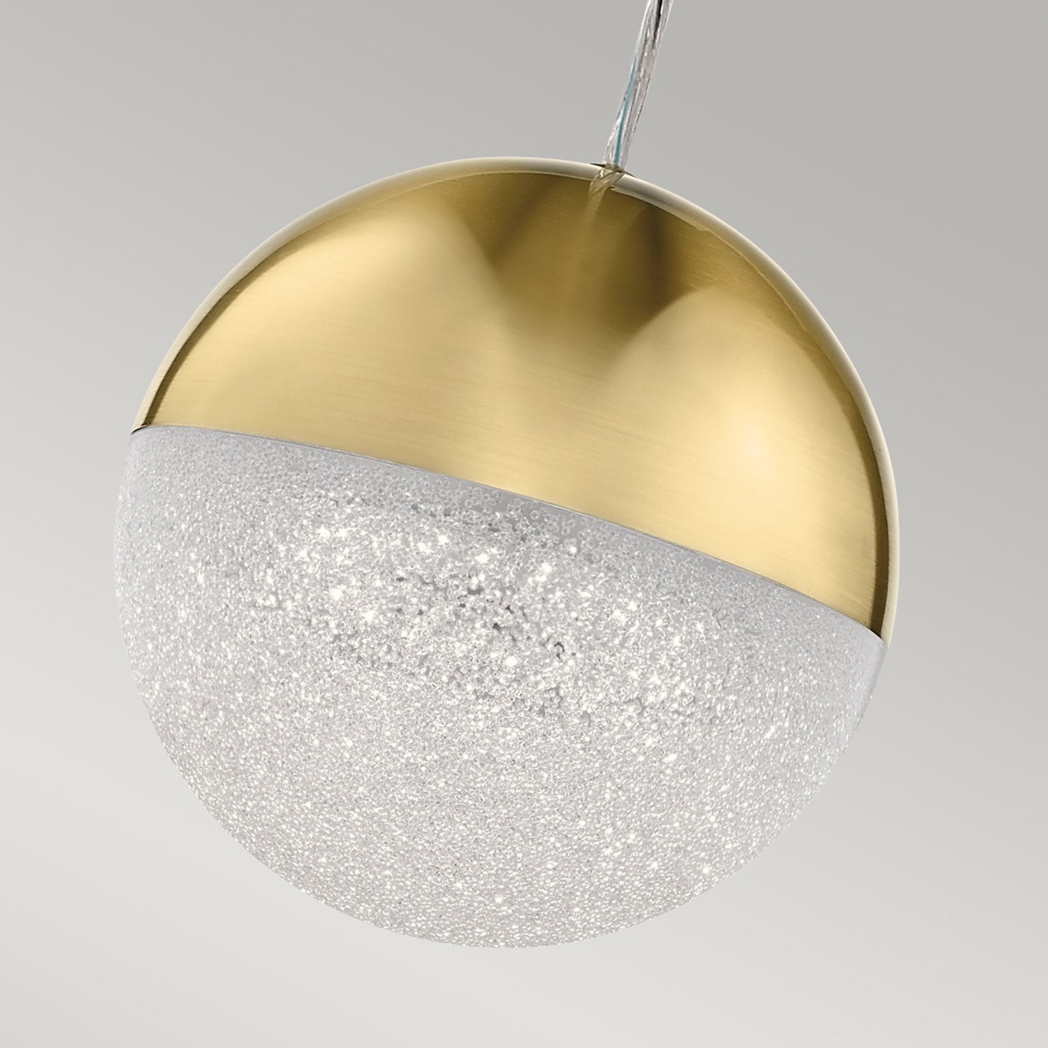 Lampadario Contemporaneo Moonlit Alluminio Oro Champagne Led 20.9W