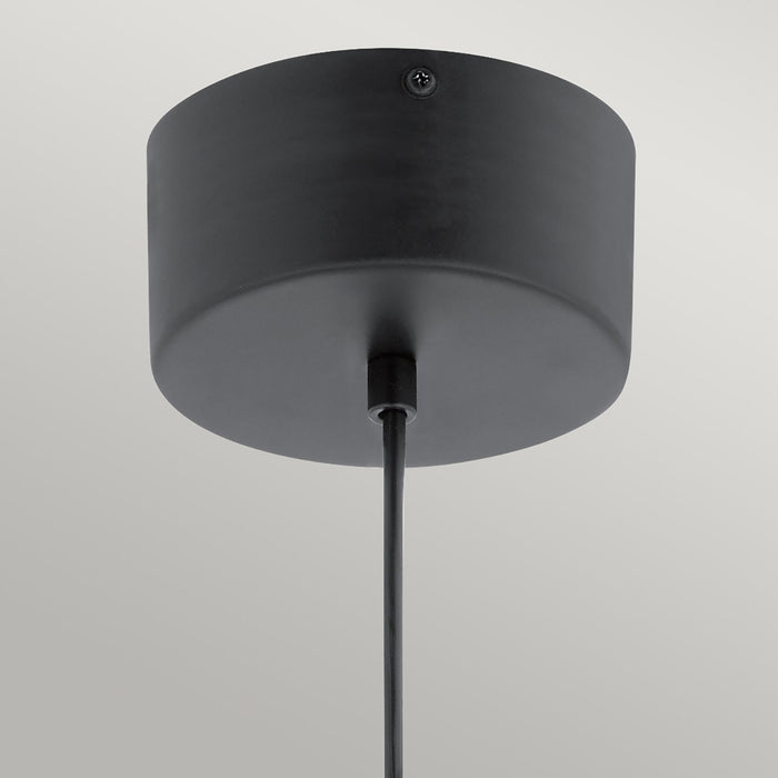 Lampadario Contemporaneo Moonlit Alluminio Nero Opaco Led 20.9W