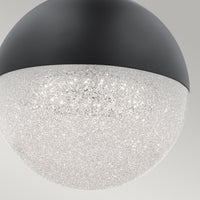 Lampadario Contemporaneo Moonlit Alluminio Nero Opaco Led 20.9W