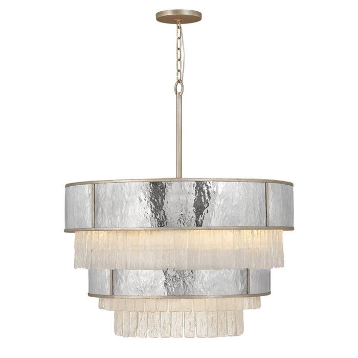 Lampadario Contemporaneo Reverie Acciaio Oro Champagne 12 Luci E14