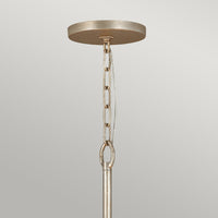 Lampadario Contemporaneo Reverie Acciaio Oro Champagne 12 Luci E14