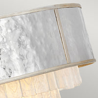 Lampadario Contemporaneo Reverie Acciaio Oro Champagne 8 Luci E14