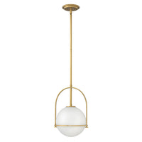 Sospensione Industrial Nordica Somerset Acciaio Ottone Antico 1 Luce E27