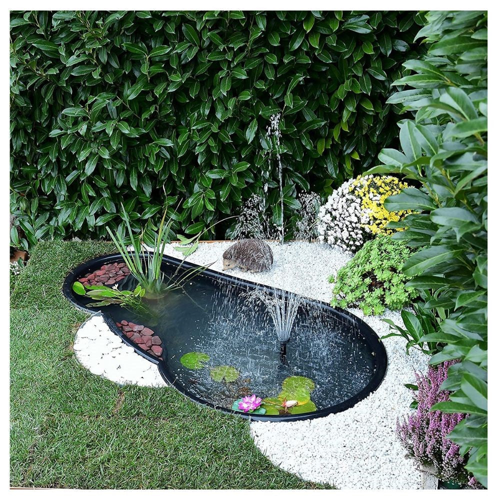 Laghetto da giardino tovel ponds black da litri 500