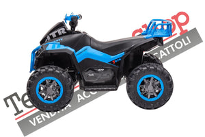 Quad Elettrico per Bambini ATV  1.0 12V  con Radiocomando colore Blu