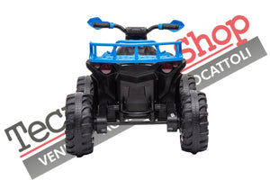 Quad Elettrico per Bambini ATV  1.0 12V  con Radiocomando colore Blu