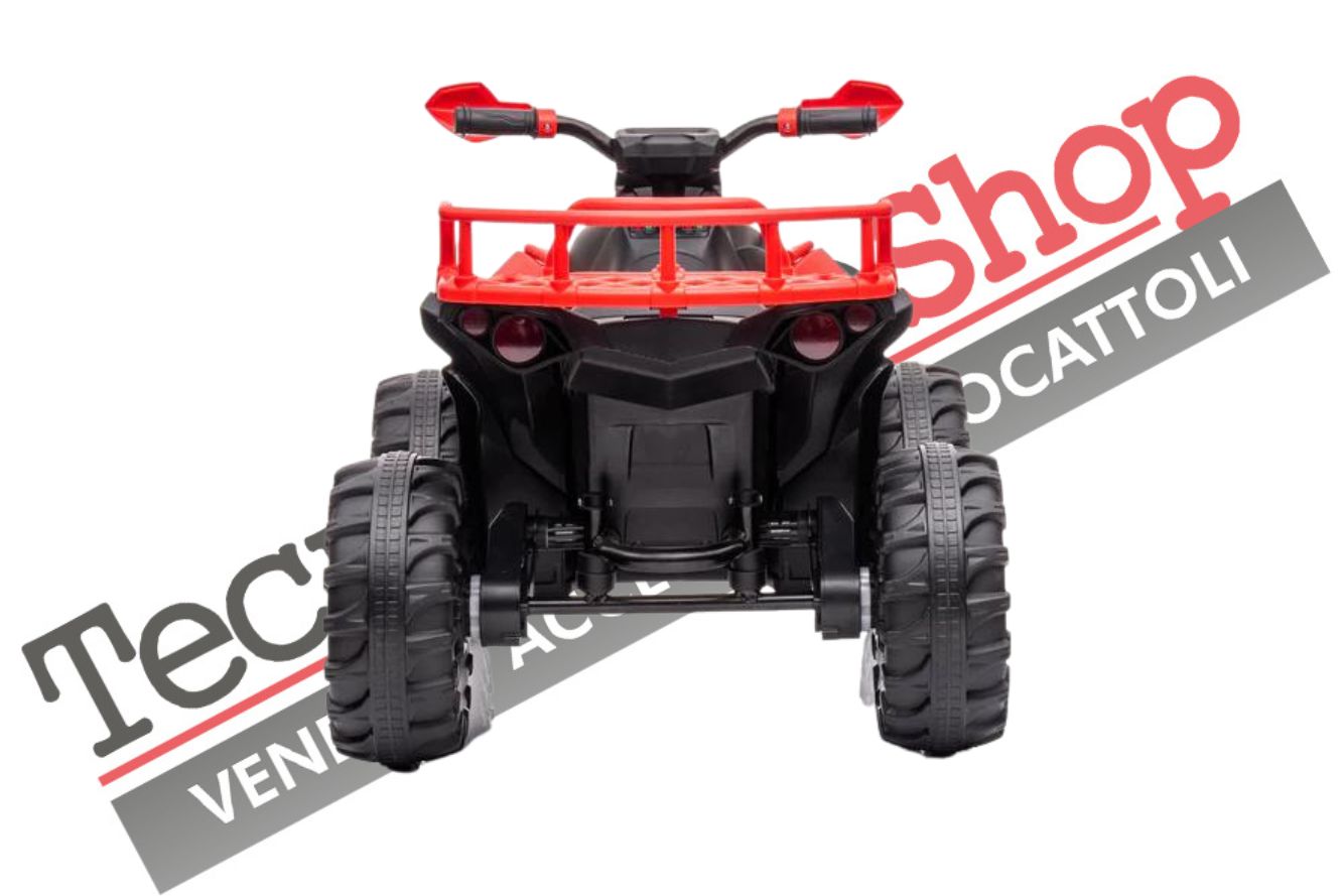 Quad Elettrico per Bambini ATV  1.0 12V  con Radiocomando colore Rosso