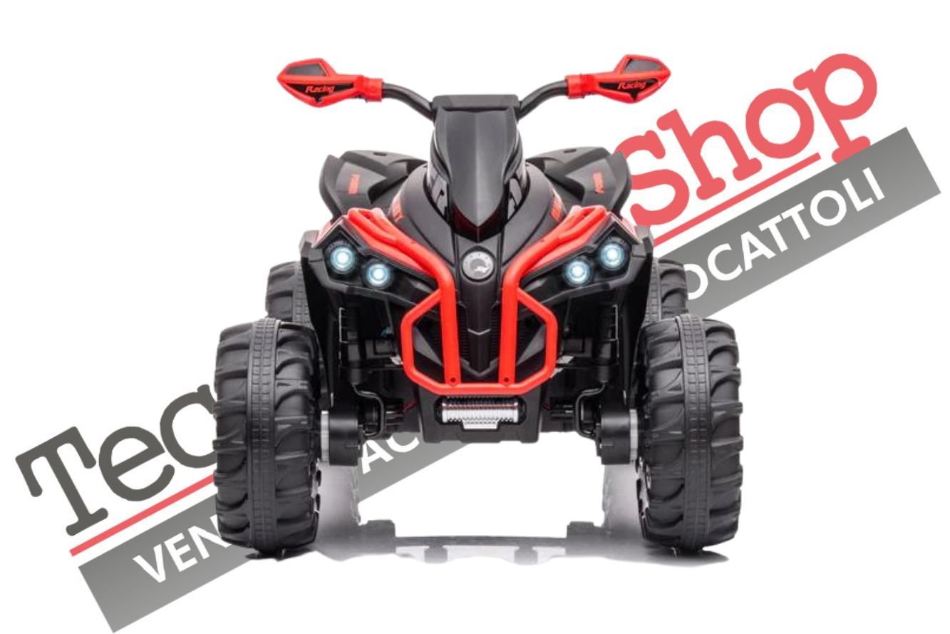 Quad Elettrico per Bambini ATV  1.0 12V  con Radiocomando colore Rosso