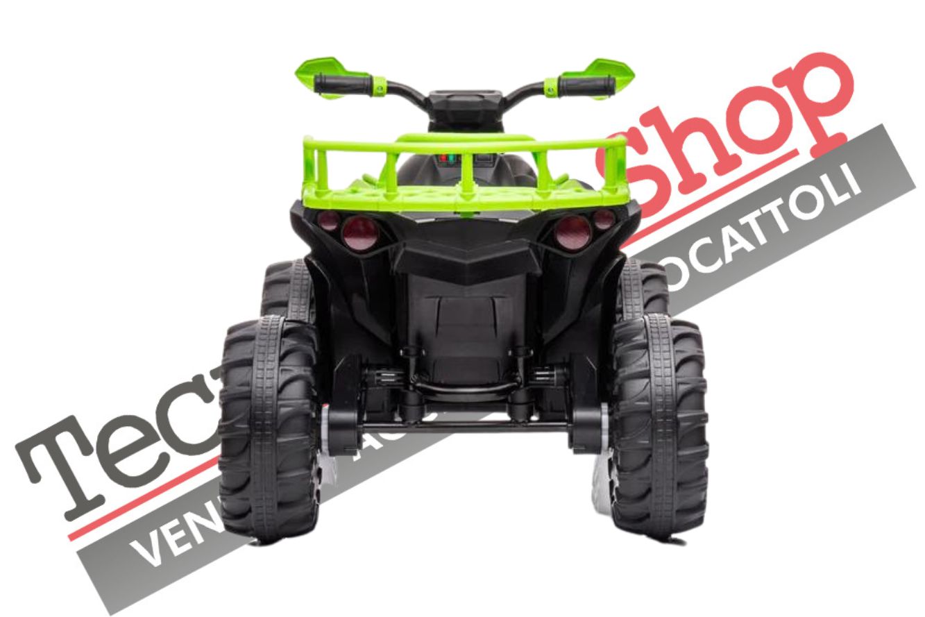 Quad Elettrico per Bambini ATV  1.0 12V  con Radiocomando colore Verde