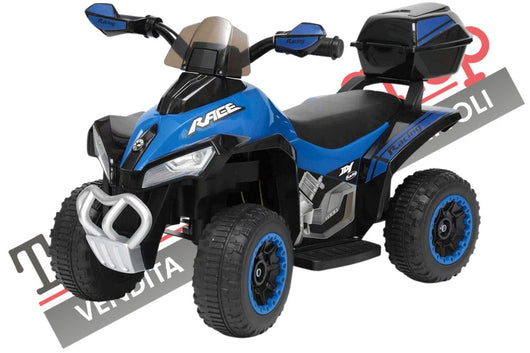 Quad Elettrico per Bambini  Tecnobike Shop  ATV Mini Quad Deluxe 6V colore Blu