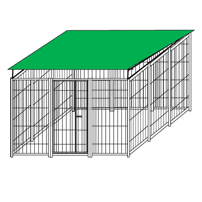 Recinzione da esterno con copertura zincatura a caldo da 300x300x altezza 180 cm