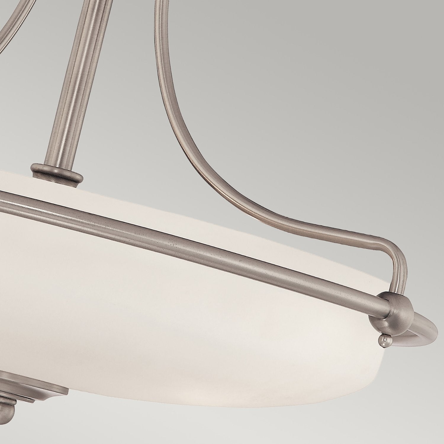 Lampadario Contemporaneo Griffin Metallo Nichel Antico 4 Luci E27