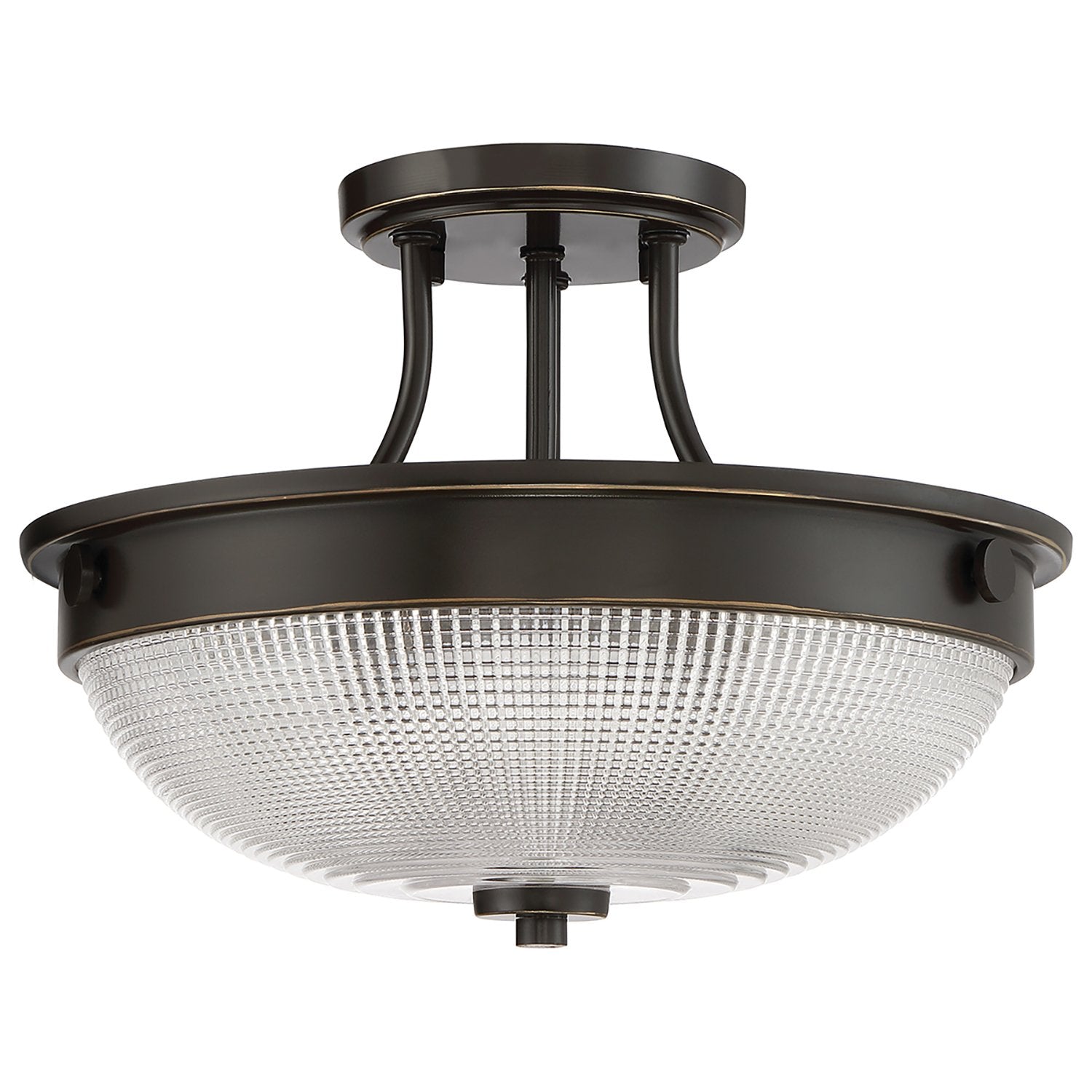 Lampadario Contemporaneo Mantle Vetro Bronzo Palladiano 2 Luci E27