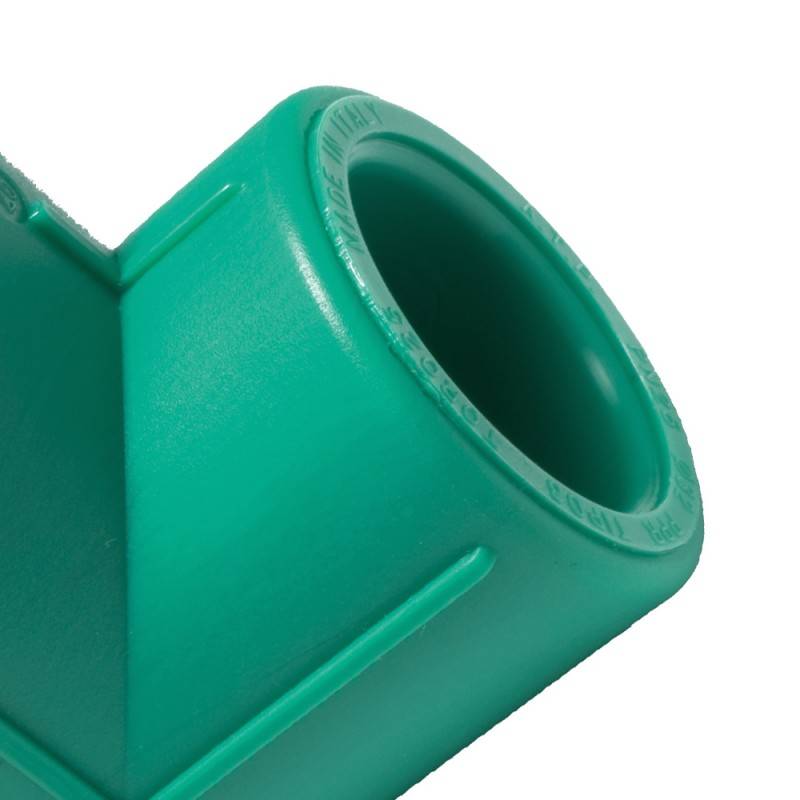 Gomito a 90â° mf con inserto ottone filettato in ppr polipropilene verde cod 80540