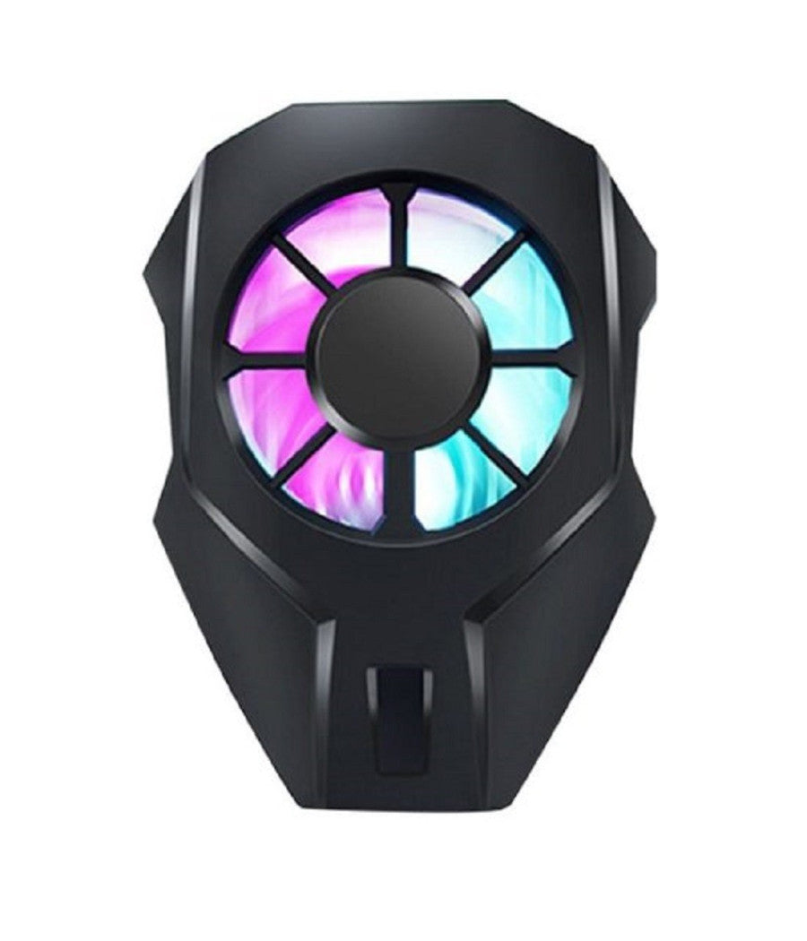 Radiatore Di Raffreddamento Ventilatore Usb Led Rgb Ventola Smartphone Q-cl10         