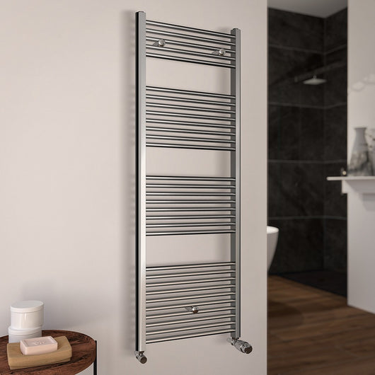 Termoarredo scaldasalviette bagno cromo L 50x165 cm interasse 45 cm