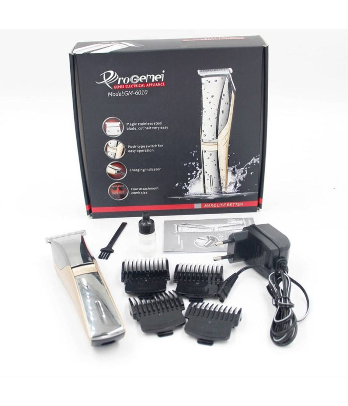 Rasoio Regola Capelli Barba Baffi Trimmer Professionale Gm-6010 Ricaricabile         