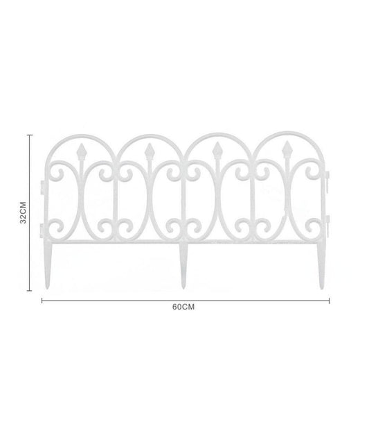 Recinzione Per Giardino Steccato Bordo Per Prato In Polipropilene Dim 32x60cm         