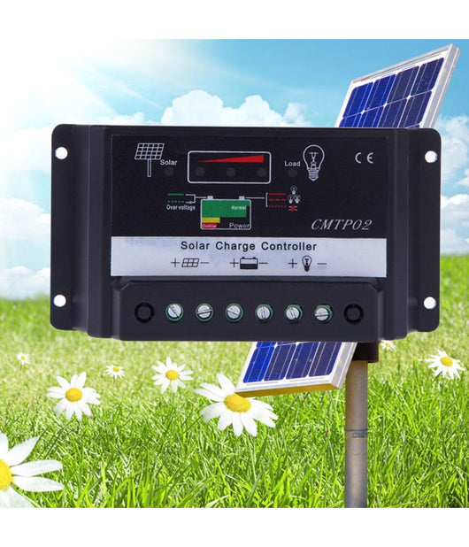 Regolatore Di Carica 12/24v 20a Pannello Solare Fotovoltaico Camper Nautica         