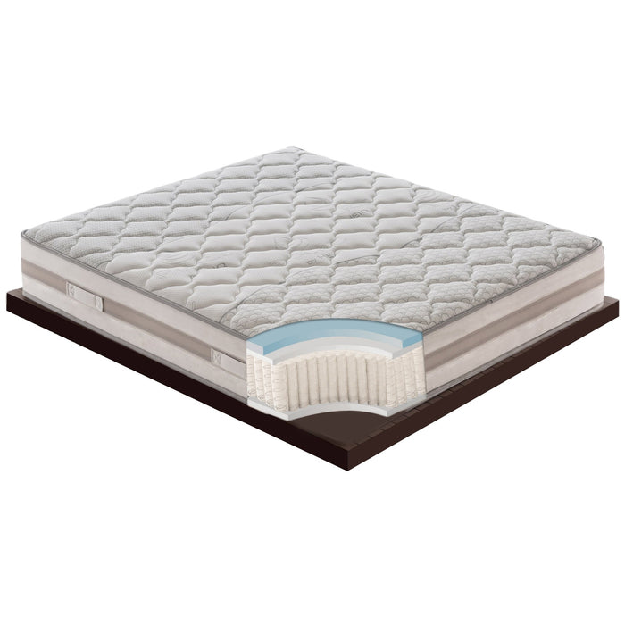 Materasso Singolo 80x200 a molle insacchettate e memory foam - Alto 25 cm - ortopedico - 800 molle   