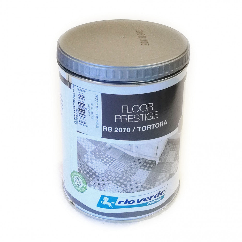 Renner floor prestige 750ml vernice ad alta resistenza per pavimenti, colori piombo