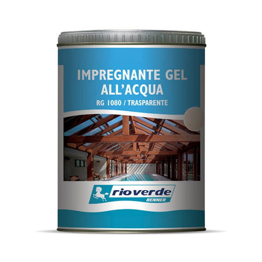 Renner rg 750ml impregnante acqua gel per esterni ed interni, colori disponibili  noce scuro