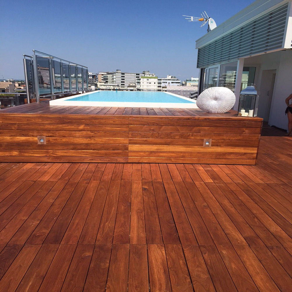 Renner rk 1000 750ml trasparente mielato olio per decking bordi piscina deck verande passerelle