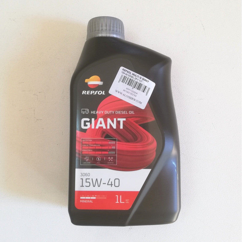 Repsol multi g giant 15w-40 1lt olio minerale per motori leggeri diesel