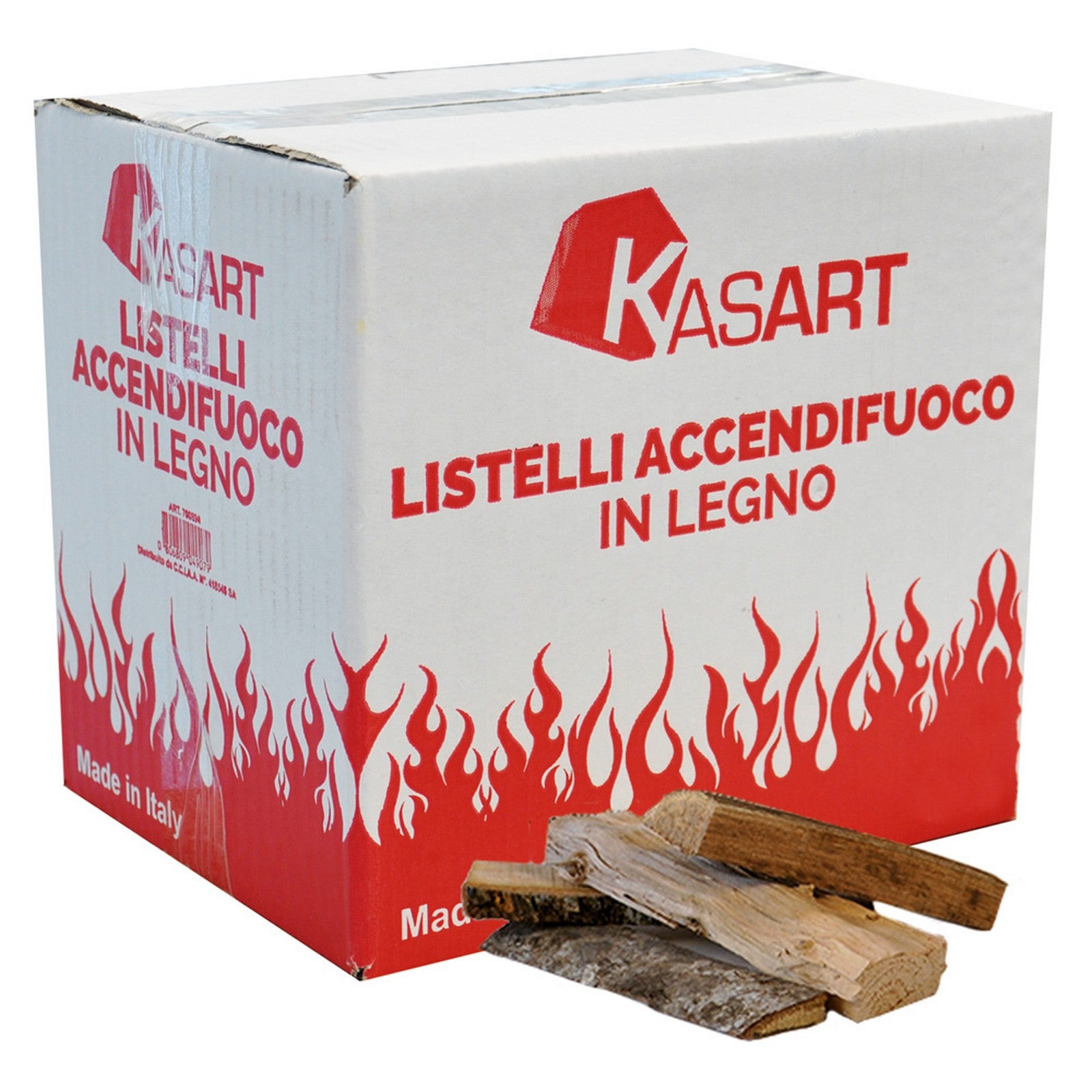 cf listelli accendifuoco in legno 14 decimetri cubi - in scatola 700894nlm