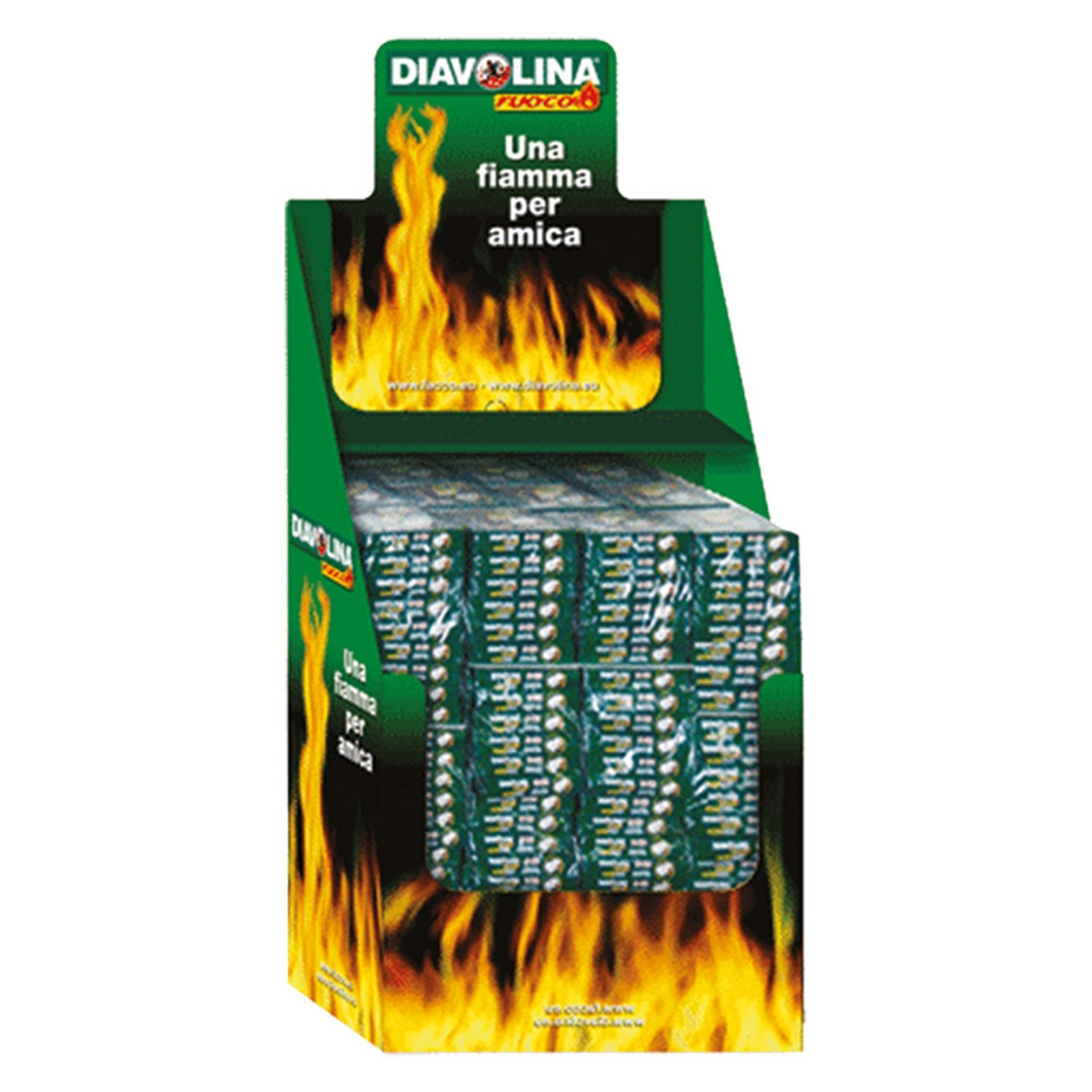 cf espositore diavolina accendifuoco 40 cubi 48 cf. (banco) cm.37 x 29 x h.29,5 7008198nlm