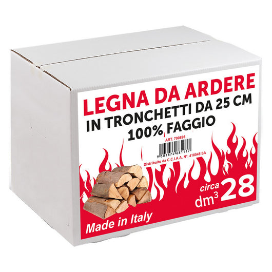 cf legna da ardere 28 decimetri cubi - in scatola 700898nlm