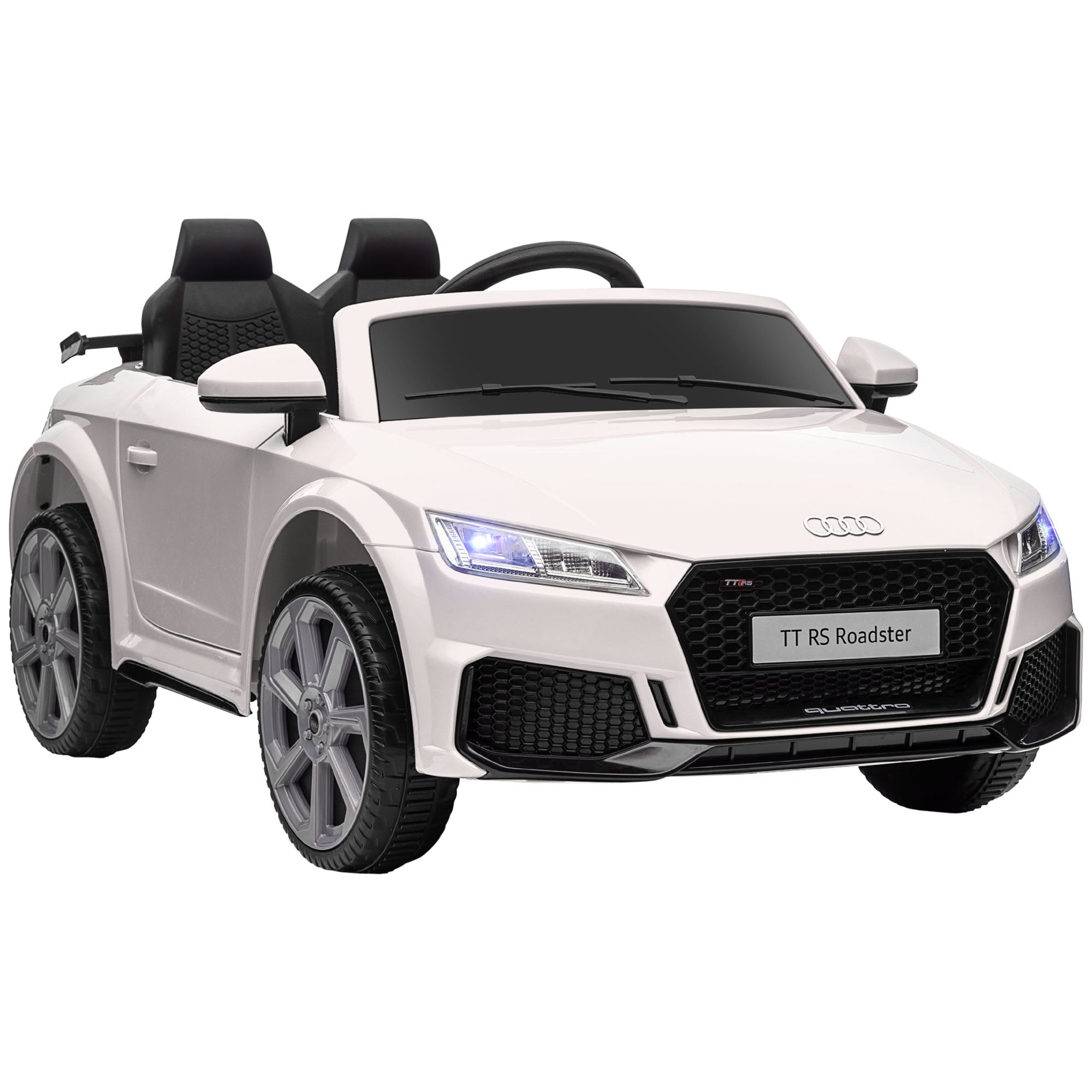 Macchina Elettrica per Bambini 12V con Licenza Audi TT Bianco