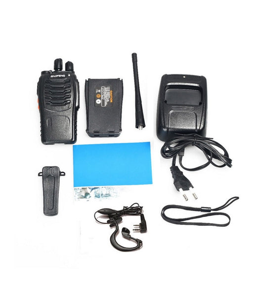 Ricetrasmittente Pmr Radio Uhf 400-470 Mhz Walkie Talkie Cuffie         