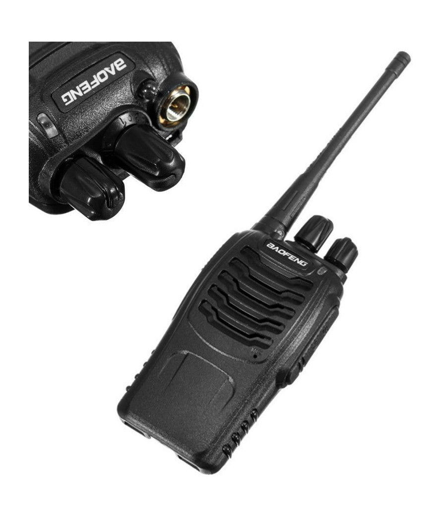 Ricetrasmittente Pmr Radio Uhf 400-470 Mhz Walkie Talkie Cuffie         